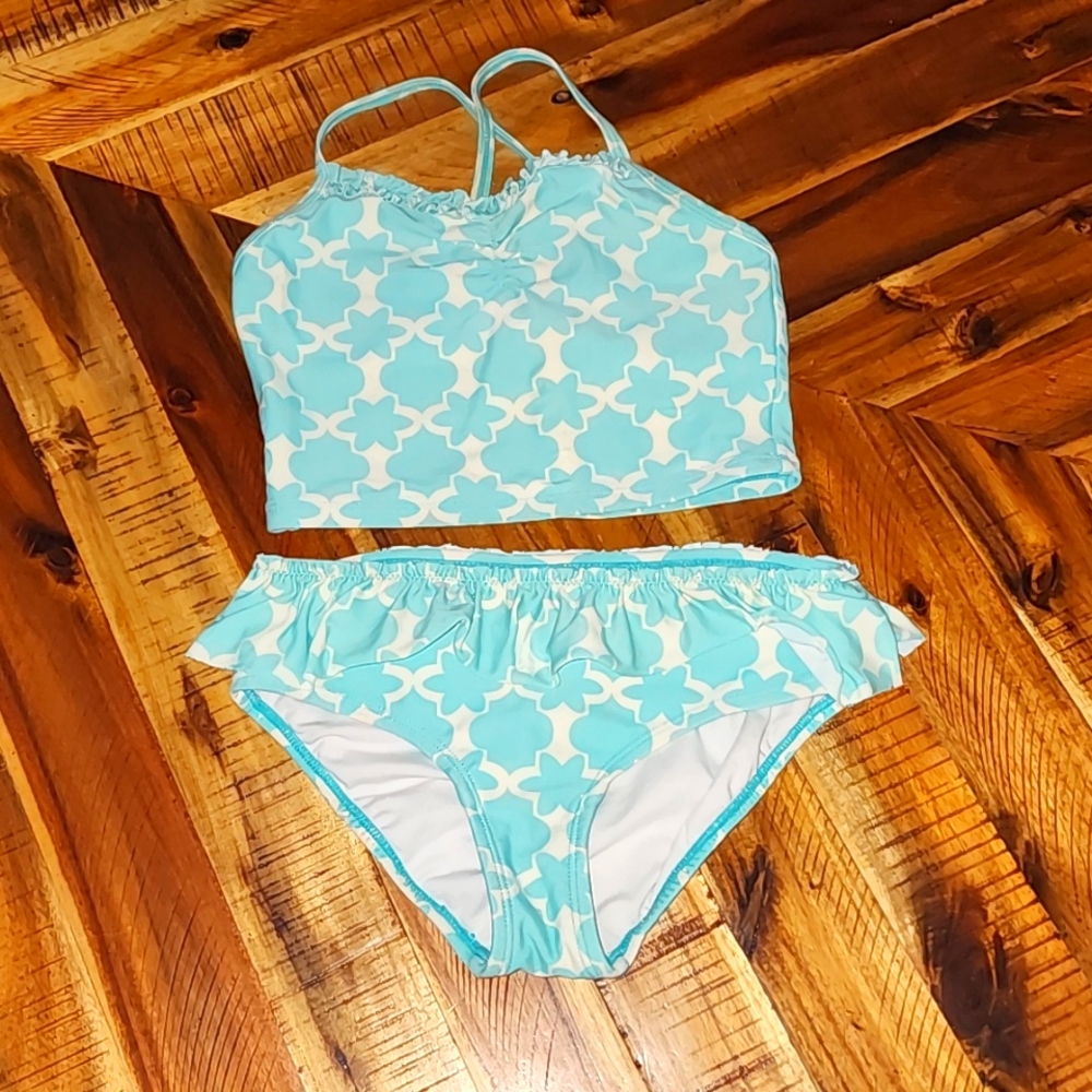 Hanna Andersson Ruffle 2 Piece Swimsuit